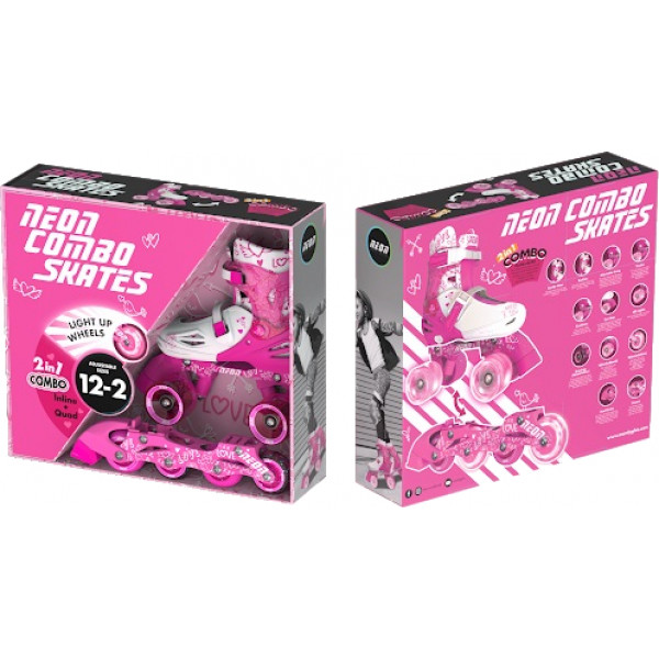 Фото - Ролики Neon Combo Skates Pink (NT09P4)