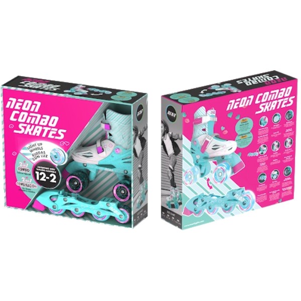 Фото - Ролики Neon Combo Skates Turquoise (NT09T4)