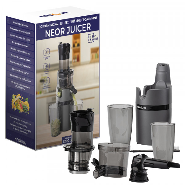 Фото - Уценка - Соковыжималка шнековая Neor JUICER B200 GR