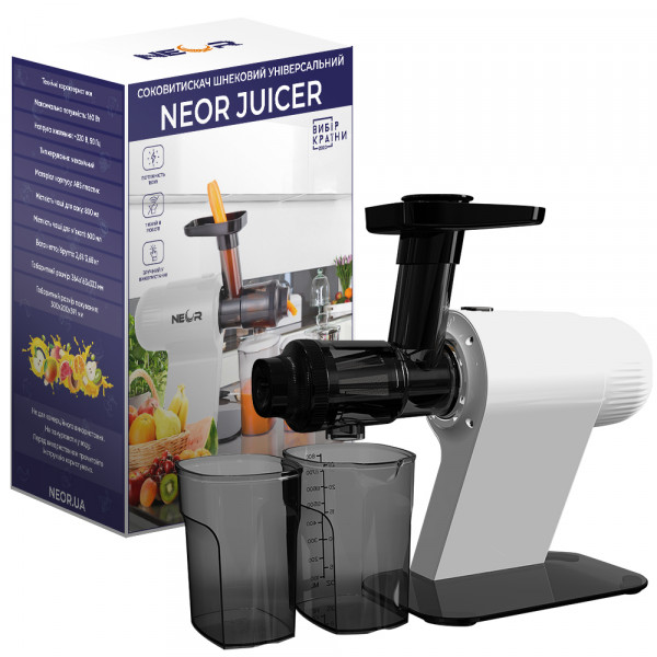 Фото - Соковитискач шнековий Neor JUICER H160 WT