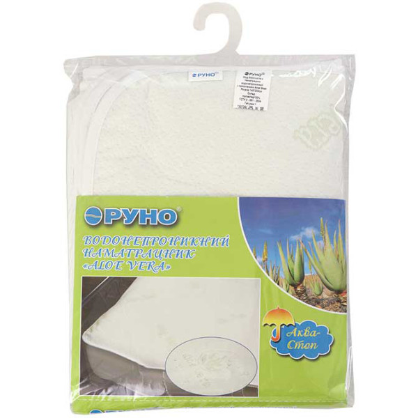 Фото - Наматрасник Руно водонепроницаемый 180х190 (819Aloe Vera)