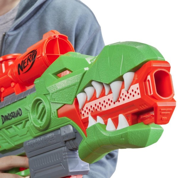 Фото - Бластер многозарядный Hasbro Nerf Дино Рекс Рэмпейдж (F0807)