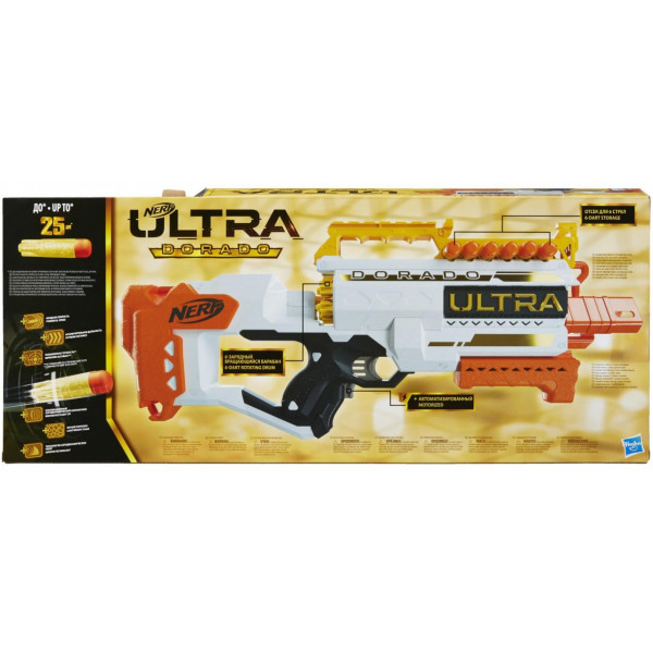 Фото - Бластер багатозарядний Hasbro Nerf Ультра Дорадо (F2018)
