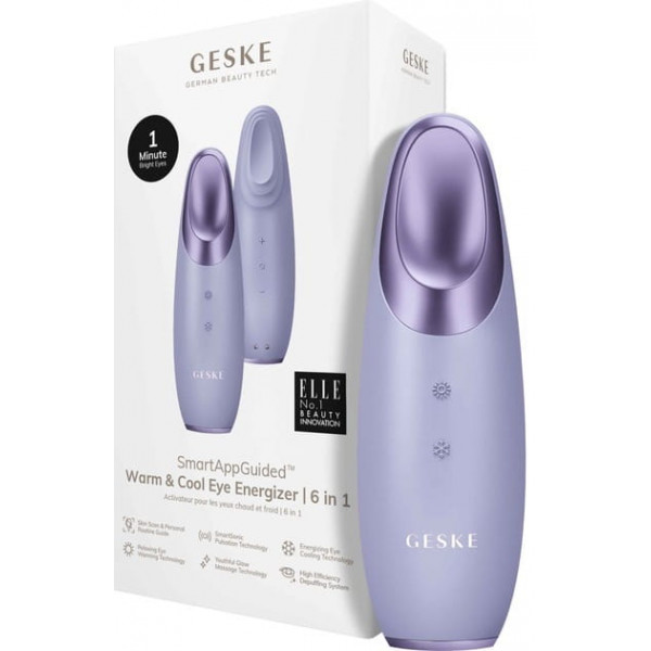 Фото - Апарат для шкіри навколо очей GESKE Warm & Cool Eye Energizer 6 в 1 (GK000003PL01)