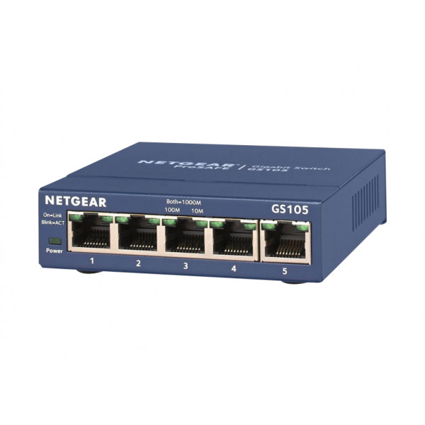 Фото - Коммутатор локальної мережі (Switch) Netgear GS105GE