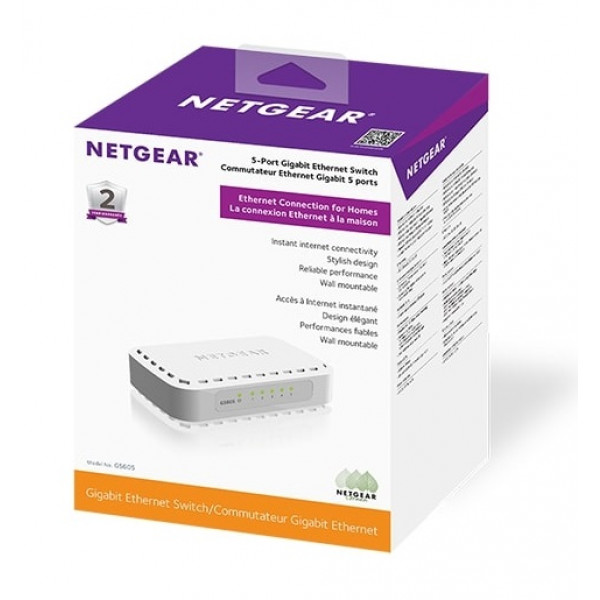 Купити Коммутатор локальної мережі (Switch) Netgear GS605400PES за
