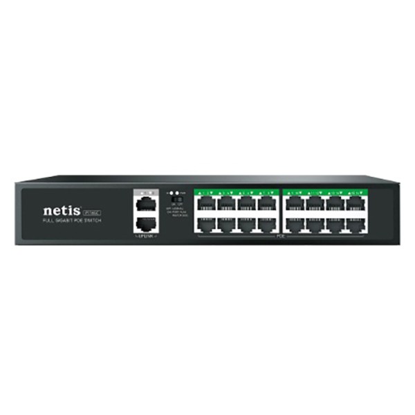 Фото - Коммутатор локальної мережі (Switch) Netis P116GC Фото - Коммутатор локальної мережі (Switch) Netis P116GC