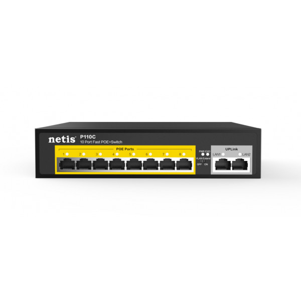 Фото - Коммутатор локальної мережі (Switch) Netis P110C