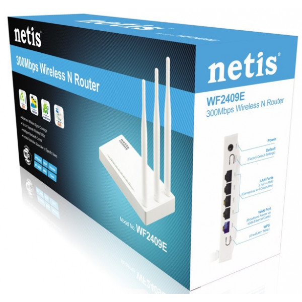 Фото - Маршрутизатор интернет WiFi4 Netis WF2409Е