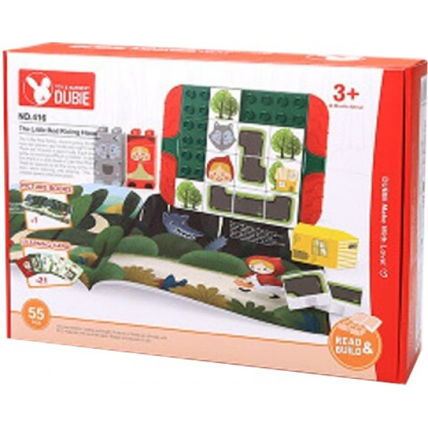 Фото - Пластиковий конструктор Wange Червона шапочка - гра лабіринт + книжка з малюнками (416) Фото - Пластиковий конструктор Wange Червона шапочка - гра лабіринт + книжка з малюнками (416)