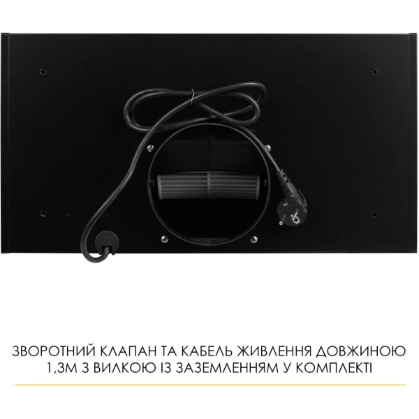 Фото - Вытяжка встраиваемая Weilor LUNA WBG 59 BLACK SILENCE