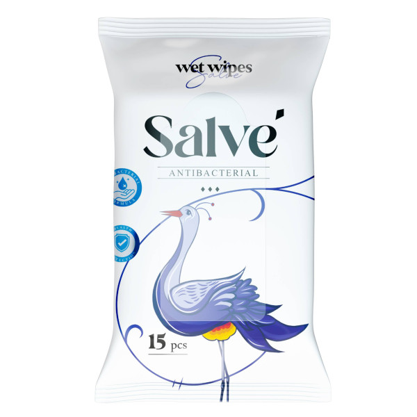 Фото - Серветки гігієнічні вологі Salve 15 шт. (5853954200508)