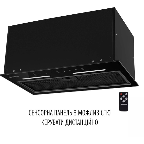 Фото - Витяжка вбудована Perfelli VIOLA 5QWRB NERO SILENZIO
