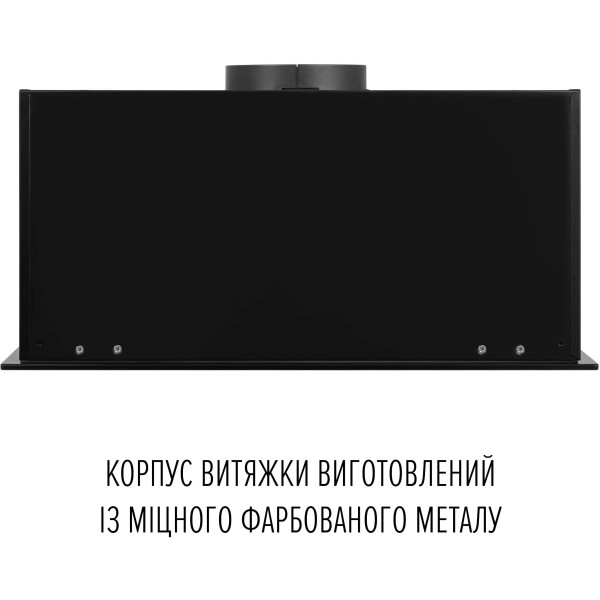 Фото - Витяжка вбудована Perfelli VIOLA 5QWRB NERO SILENZIO