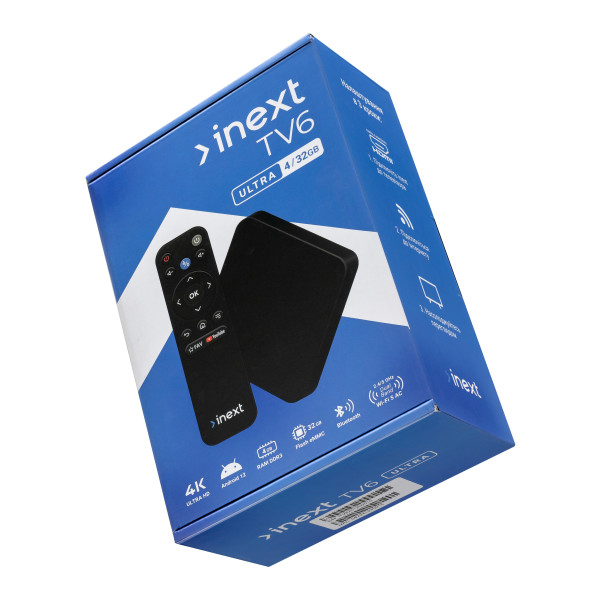 Фото - Стационарный медиаплеер iNeXT TV6 Ultra