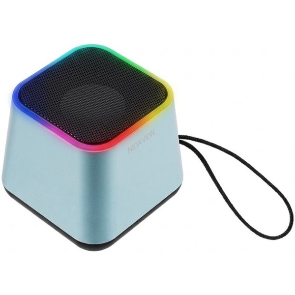 Фото - Портативная акустика NEWVEW RGB/BT/USB/TF/FM Blue (NWVW-NV-9203-BL)