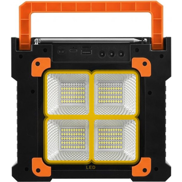 Фото - Портативна акустика NEWVEW Solar Panel/BT/USB/TF/FM Orange (NWVW-NV-9153-OR)