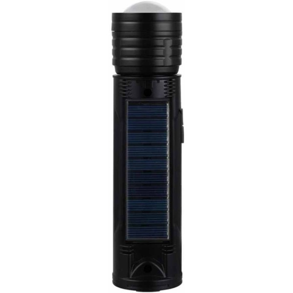 Фото - Ліхтар акумуляторний NEWVEW Solar Panel 1200mAh Black (NWVW-NV-C1006-BK)