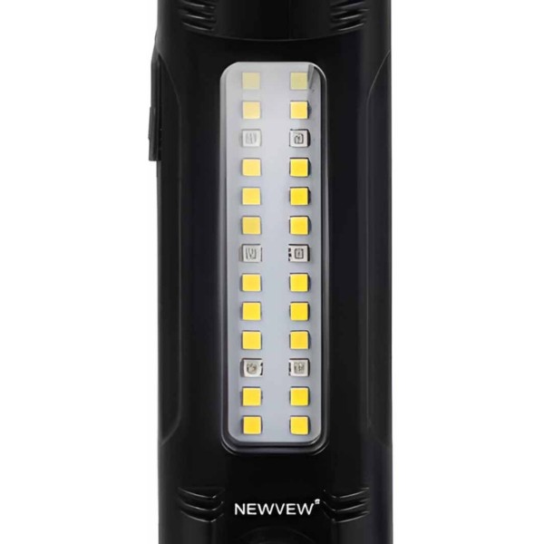 Фото - Ліхтар акумуляторний NEWVEW Solar Panel 1200mAh Black (NWVW-NV-C1006-BK)