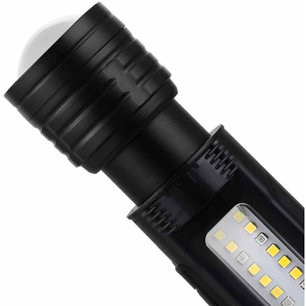 Фото - Ліхтар акумуляторний NEWVEW Solar Panel 1200mAh Black (NWVW-NV-C1006-BK)