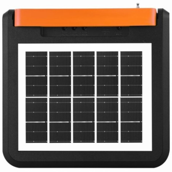 Фото - Портативна акустика NEWVEW Solar Panel/BT/USB/TF/FM Orange (NWVW-NV-9218-OR)