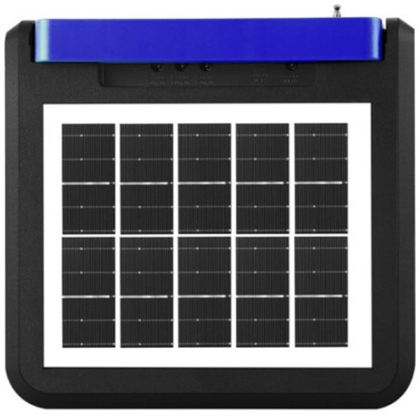 Фото - Портативна акустика NEWVEW Solar Panel/BT/USB/TF/FM Blue (NWVW-NV-9218-BL)