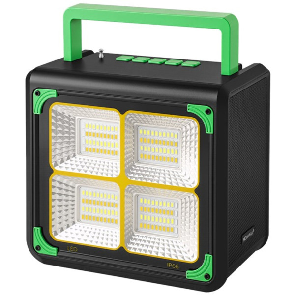 Фото - Портативна акустика NEWVEW Solar Panel/BT/USB/TF/FM Green (NWVW-NV-9218-GN)
