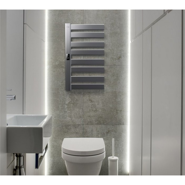 Фото - Полотенцесушитель O'WS Temperature Electric Towel Rack NEX1 left wire Grey