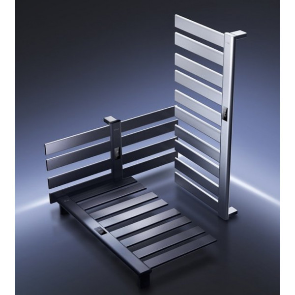 Фото - Полотенцесушитель O'WS Temperature Electric Towel Rack NEX1 left wire Grey