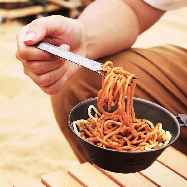 Фото - Набір столових приборів туристичний NexTool Portable Stainless Steel Tableware (NE20133)