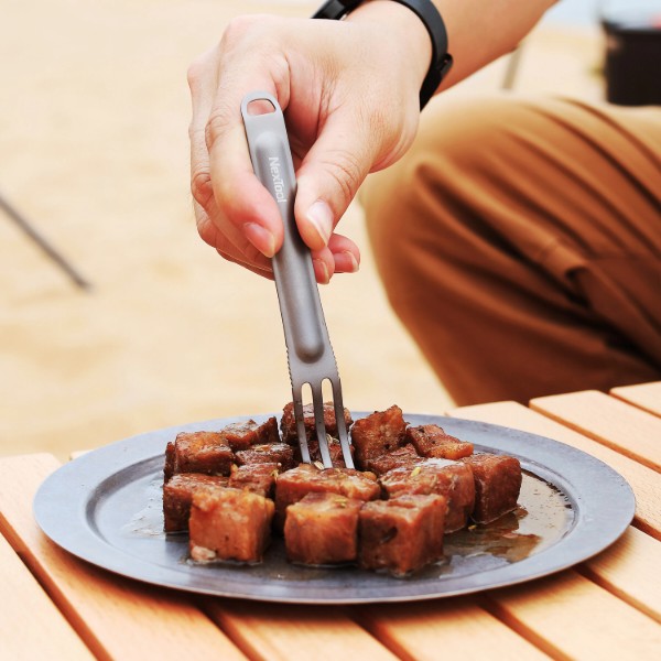 Фото - Набор столовых приборов туристических NexTool Titanium Tableware Set (NE20132)