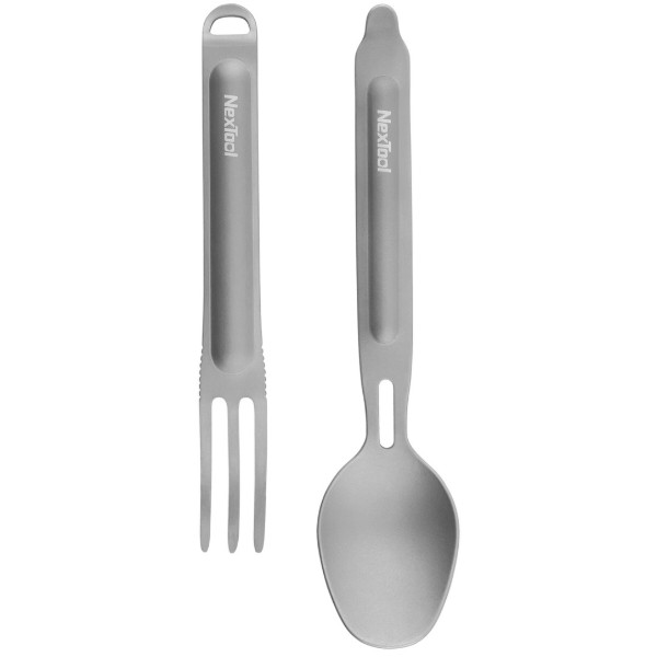 Фото - Набор столовых приборов туристических NexTool Titanium Tableware Set (NE20132)