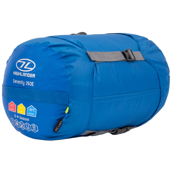 Фото - Спальний мішок Highlander Serenity 350 Envelope Blue Left (SB238-BL)