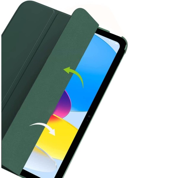 Фото - Чехол для планшета BeCover Tri Fold Hard for Apple iPad 10.9" (2022/2024)/iPad (А16) 2025 11" Dark Green (713319)