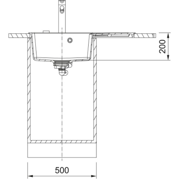 Фото - Мийка кухонна Franke Centro 780х500х200 мм CNG 611-78 TL бежевий (114.0630.475)