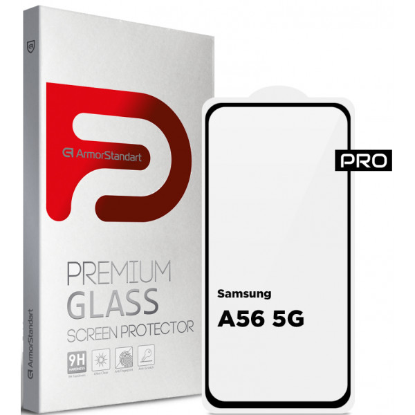 Фото - Захисне скло для смартфону Armorstandart Pro for Samsung A56 5G Black (ARM82612)