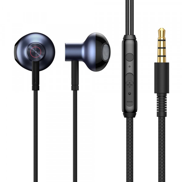 Фото - Навушники вкладиші дротові Baseus Encok 3.5mm Wired Earphone H19 Black (NGH19-01)