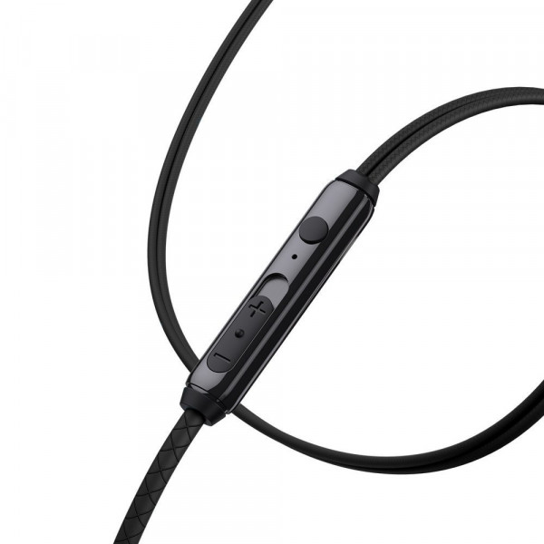 Фото - Навушники вкладиші дротові Baseus Encok 3.5mm Wired Earphone H19 Black (NGH19-01)