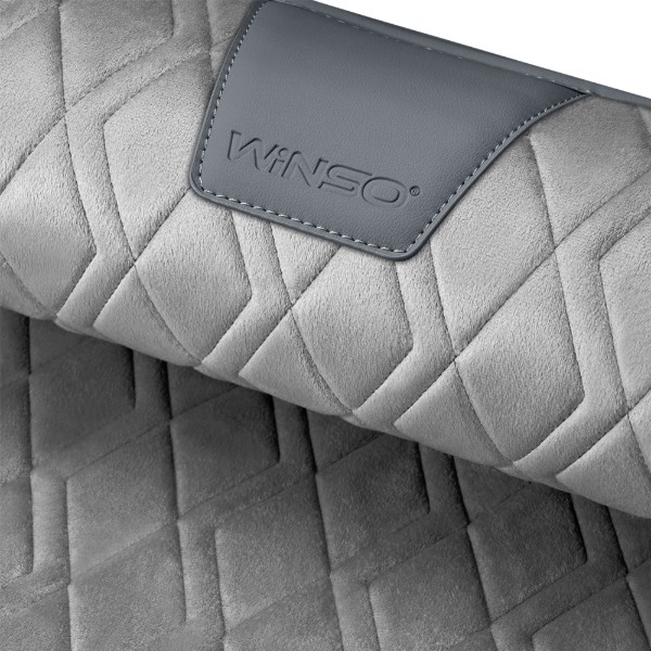 Фото - Накидка на спинку переднего сиденья автомобиля Winso Pro PRESTIGE Grey 2 шт. (410210)