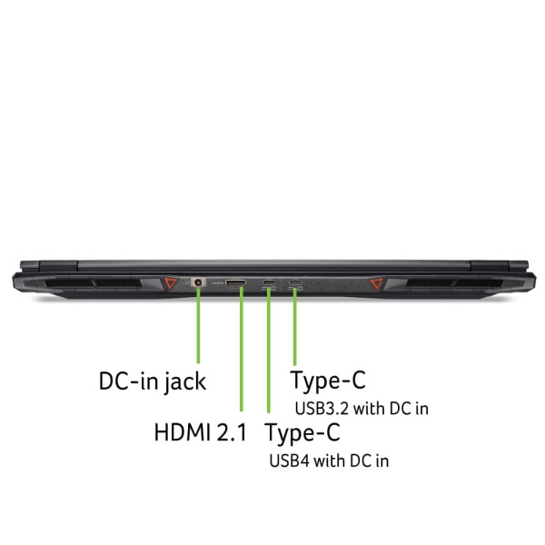 Фото - Ноутбук игровой Acer Nitro 18 AN18-61 (NH.QYFEU.003) Obsidian Black