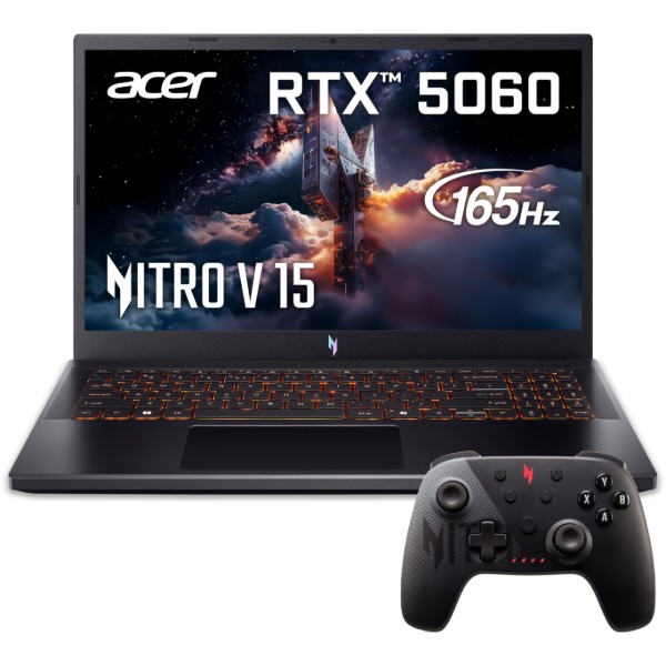 Фото - Ноутбук игровой Acer Nitro V 15 ANV15-52-59XN (NH.QZ8EU.00G) Obsidian Black Фото - Ноутбук игровой Acer Nitro V 15 ANV15-52-59XN (NH.QZ8EU.00G) Obsidian Black