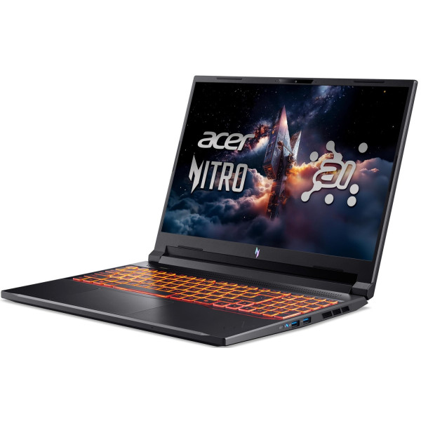 Фото - Ноутбук ігровий Acer Nitro V 16 ANV16-61 (NH.U1EEU.008) Obsidian Black