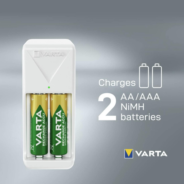 Фото - З/пристрій для акумуляторів AA/AAA Varta Mini Charger 2хNI MH (57656101451)