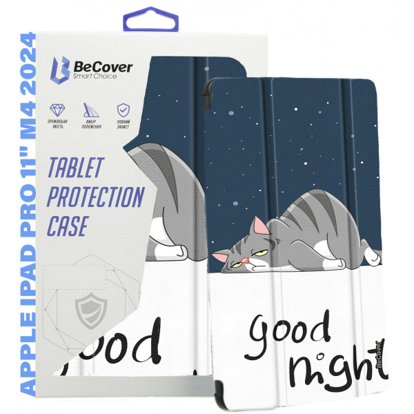 Фото - Чохол для планшету BeCover Smart Case for Apple iPad Pro 11'' M4 2024 Good Night (711636)