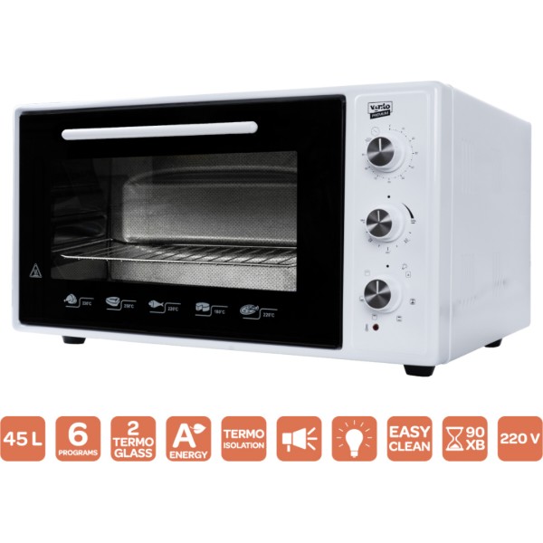 Фото - Піч електрична Ventolux NIKA 45 WH 2G