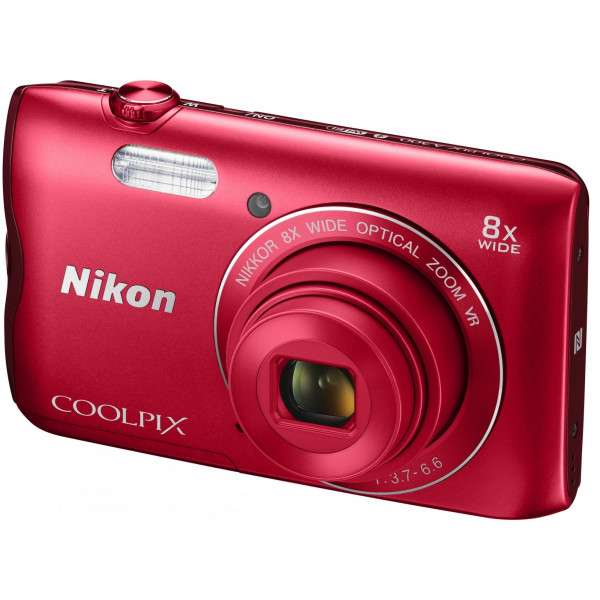 Фото - Фотокамера Nikon Coolpix A300 Red (VNA963E1)