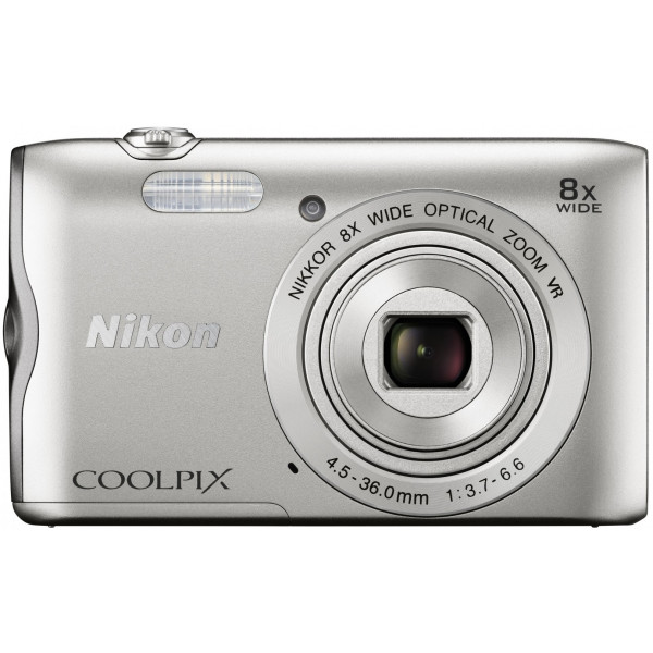 Фото - Фотокамера Nikon Coolpix A300 Silver (VNA960E1)