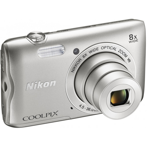 Фото - Фотокамера Nikon Coolpix A300 Silver (VNA960E1)