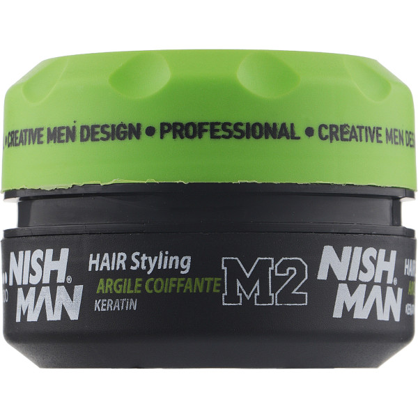 Фото - Глина для укладки волосся Nishman Hair Matte Clay M2 30 мл (8682035084693)