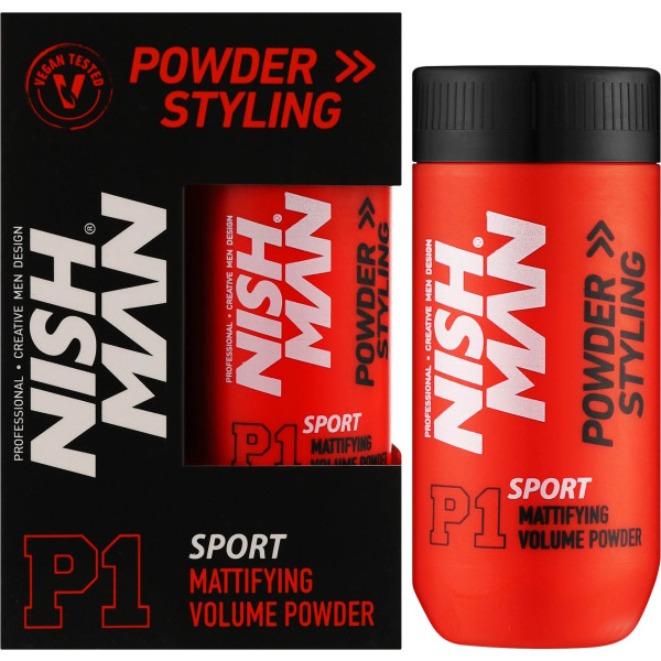 Фото - Пудра для укладки волосся Nishman Matte Finish Volume Powder P1 Sport 20 г (8684736671004)